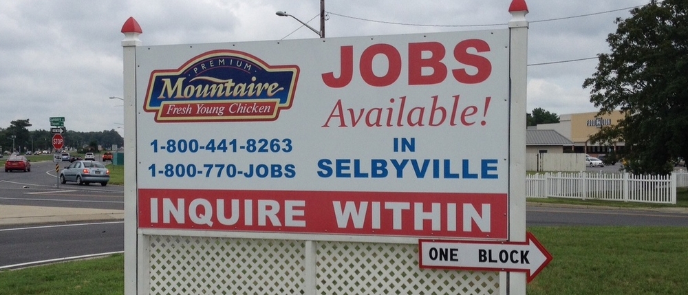 Mountaire job billboard